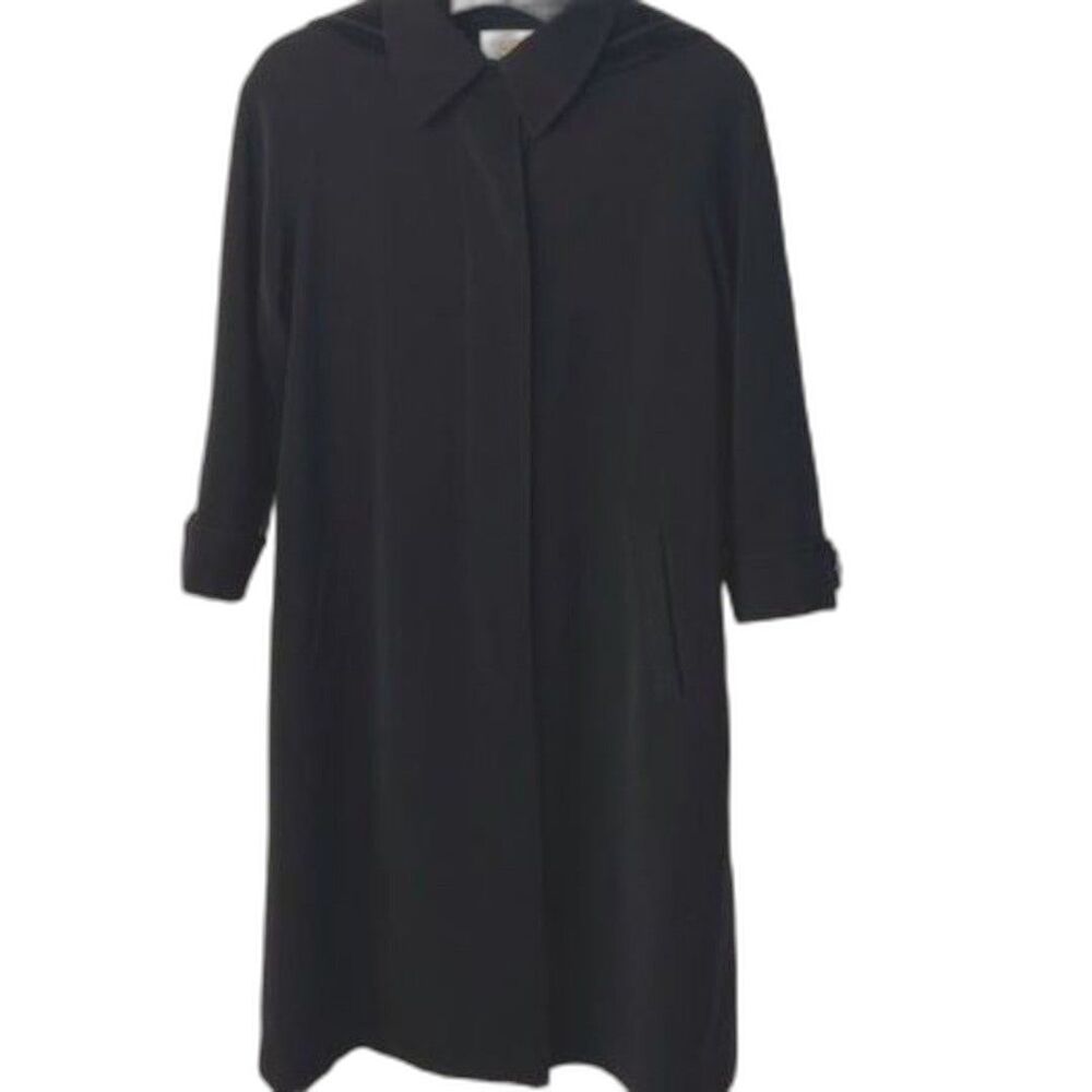 Talbots Long Dress Coat Black Size 4P